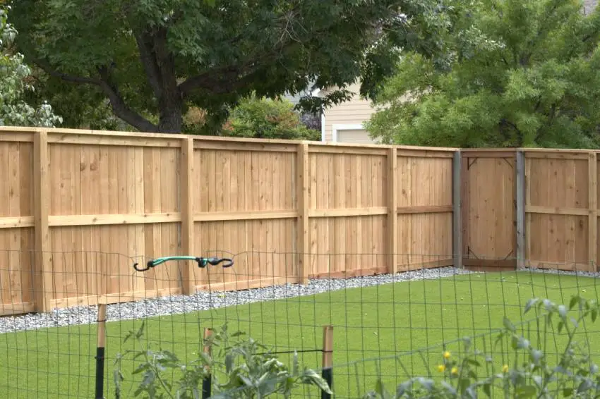 New privacy fence on client's property