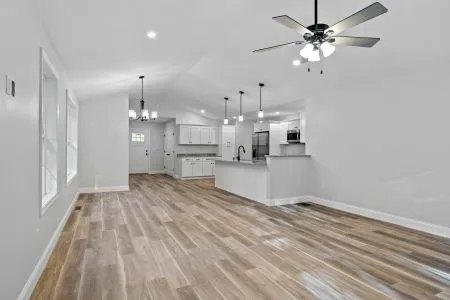 New flooring during home remodel